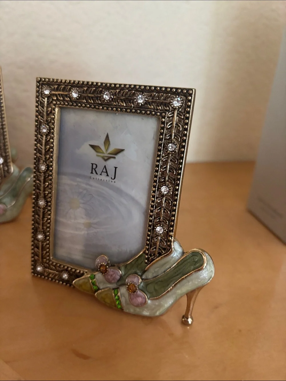 SET OF 3 Photo frames,  Jeweled, with High-Heels decorations 👠👠👠